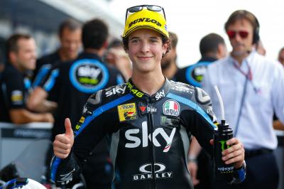First career pole for Vietti as Moto3™ qualifying erupts
