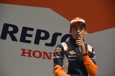 Márquez: "Es casi imposible superar los títulos de Agostini"