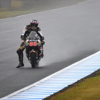Dixon tops his first Moto2™ session in crash strewn FP3
