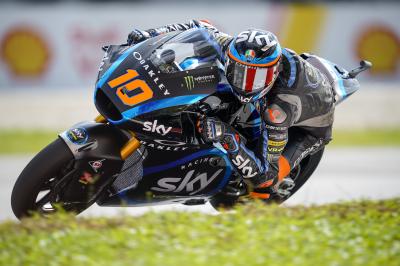 Marini domina il warm up in Malesia
