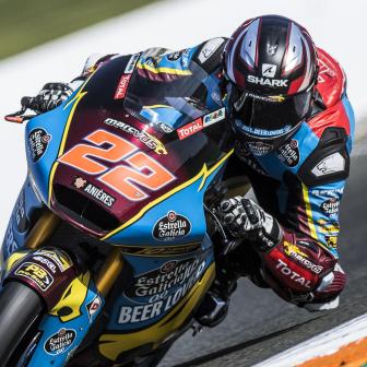 More laps complete for Moto2™, Moto3™ riders in Valencia