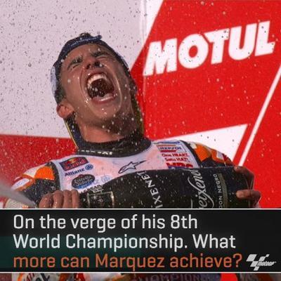 The reigning Champ @marcmarquez93 got some impressive stats during his