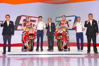 Las imágenes de la presentación del Repsol Honda Team