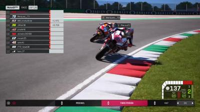 Bagnaia, un estreno "diferente" en el podio de MotoGP™