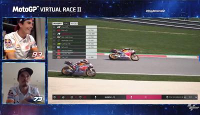 Los Márquez brindan su primera gran pugna en MotoGP™