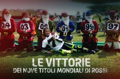 GRATIS: Le celebrazioni dei nove titoli mondiali di Rossi