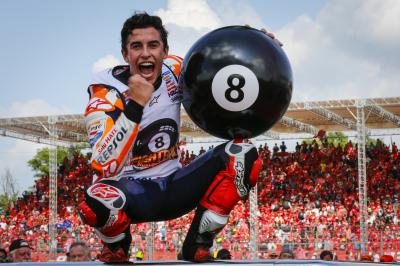 Marquez chats with NBC Sports about chasing Rossi & Agostini