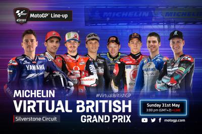 I nomi dei piloti impegnati nel Michelin® Virtual British GP