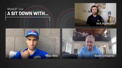 MotoGP™ Sit down mit: Kevin Schwantz und Alex Rins