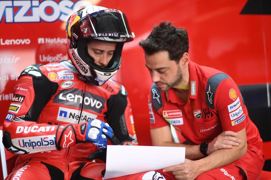 Andrea Dovizioso, Alberto Giribuola, Ducati Team