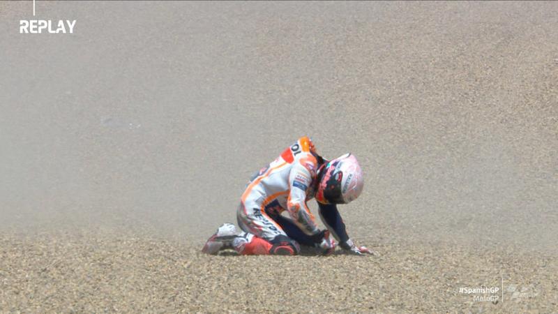Marc Marquez Suffers Fractured Humerus In Jerez Crash Motogp