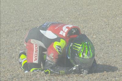Crutchlow starts race day in worst possible way at Turn 8