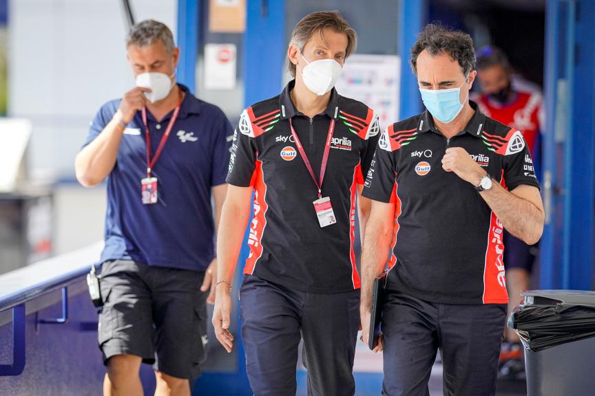 Massimo Rivola, Romano Albesiano, Aprilia Racing Team Gresini