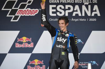 Marini, primo podio a Jerez per lui e per la squadra