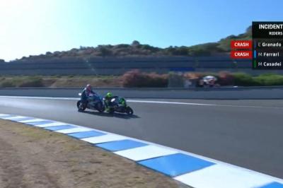 Riesiges MotoE™-Drama, als Ferrari Granado auslöscht