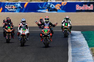 Aegerter gewinnt dramatisches MotoE™-Rennen in Andalusien