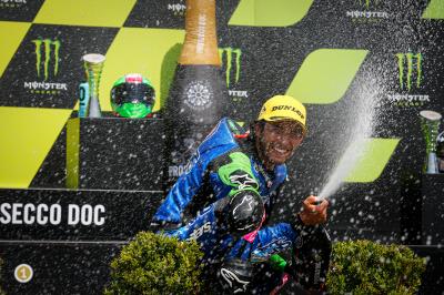 "So happy for me and the team" - Moto2™ rostrum round-up