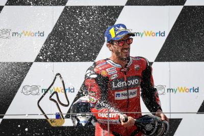 Undaunted: Dovizioso wins dramatic Austrian Grand Prix 