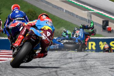 Moto2™: Todos los detalles del enorme 'crash' de Austria