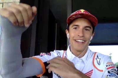 MUST-SEE: Marquez' first interview since second operation