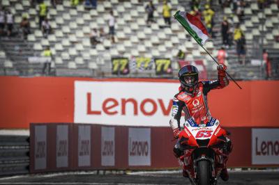 Bagnaia, el halo de luz de Ducati en Misano
