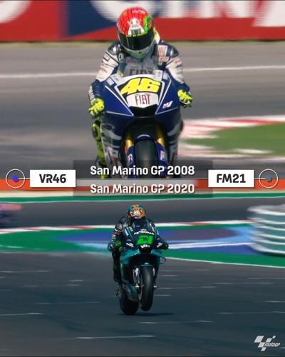 @FrankyMorbido12 emulated @ValeYellow46 by winning the #SanMarinoGP 12 years after