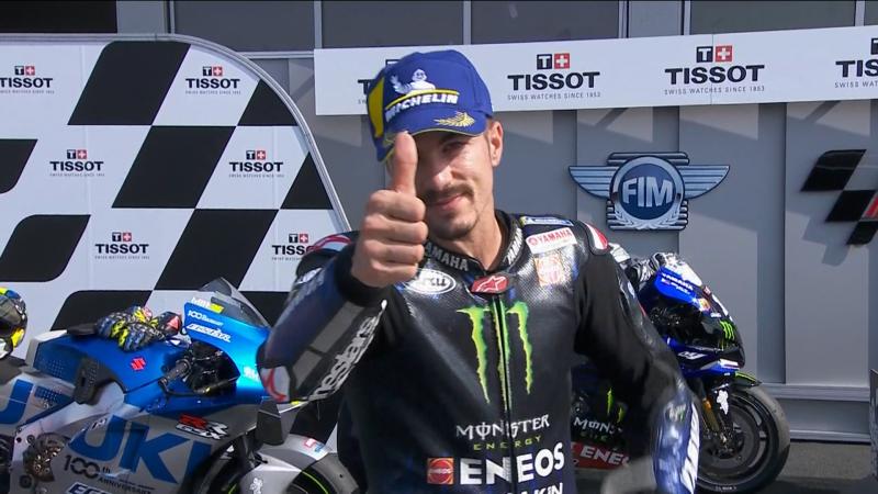 vinales victorious in a drama filled misano motogp classic motogp