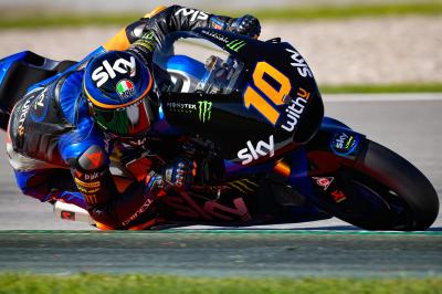 Marini fastest in dramatic Moto2™ Warm Up