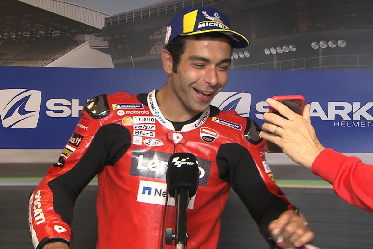 Emotional Petrucci gets a surprise videocall from his mum | MotoGP™