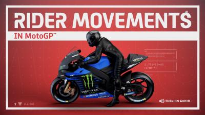 Los movimientos de un piloto sobre una MotoGP™