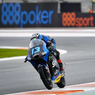 Vietti remains fastest after wet Moto3™ FP3