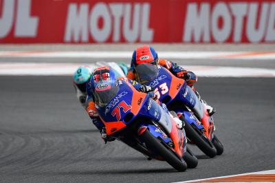 Sasaki sets the pace in Moto3™ Warm Up