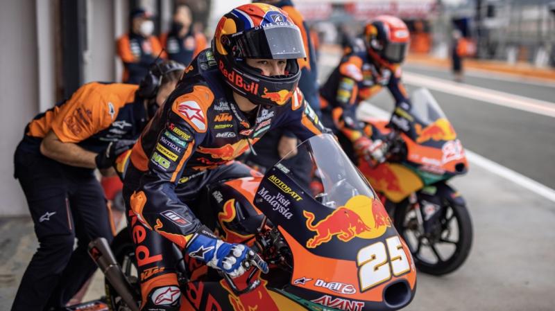 ウォームアップ走行 佐々木歩夢が決勝レース前に1番手 Motogp ウォームアップ走行 佐々木歩夢が決勝レース前に1番手 Motogp