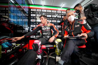 Aleix: "Fehlende Beschleunigung hilft Aprilia"