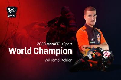 Williams_Adrian se corona como rey eSport MotoGP™ 2020