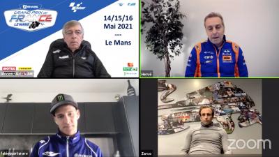 Quartararo, Zarco et Poncharal étaient réunis pour un Facebook Live