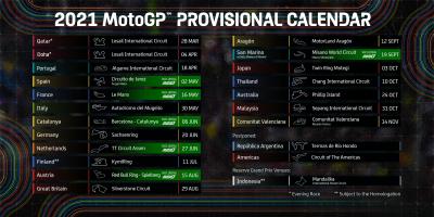 Calendrier Moto Gp 2022 Pdf 2021 MotoGP™ provisional calendar updated | MotoGP™