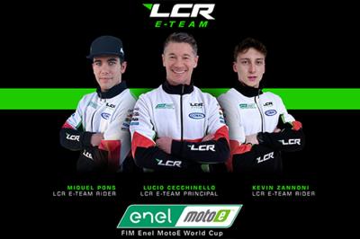 Miquel Pons et Kevin Zannoni, représentants du LCR E-Team