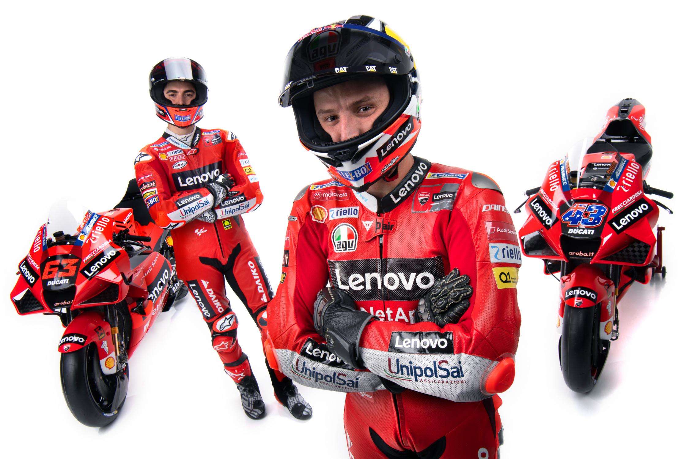 Photo gallery: Ducati Lenovo Team show off new 2021 livery ...