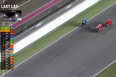 Relive the drama filled final sector from the Qatar GP
