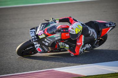 Aleix Espargaro fastest from Rins in Doha FP1 