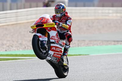 Moto2™: Di Giannantonio edges out Bezzecchi in FP1