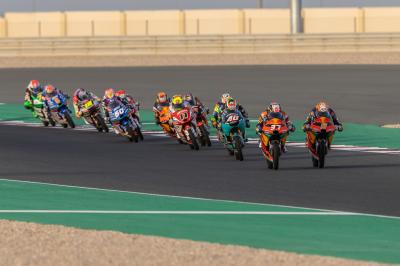 Sanción para 7 pilotos de Moto3™ con salir desde el pitlane