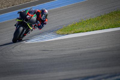 MUST-SEE: Dovizioso makes his Aprilia debut at Jerez