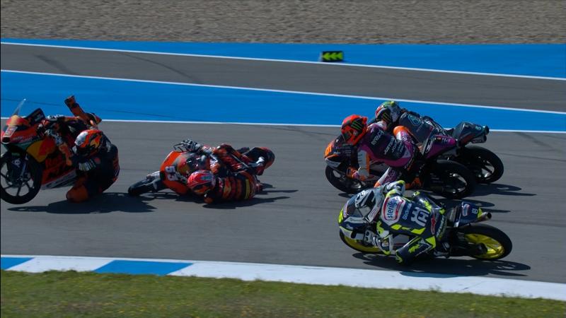 Moto GP - Acosta vs césped desconocido: ¿puede continuar el rollo? - Interdeportes 2 2021 1500 motogp 04 spa m3 day04 race crash final lap en.middle