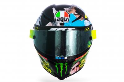 GALERÍA: Rossi presenta su casco especial para Mugello 2021
