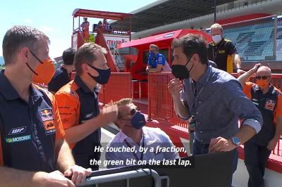 UNSEEN: KTM, Suzuki react to last lap track limits drama