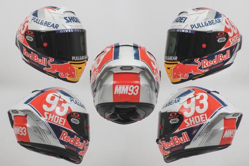 マルク・マルケスがレトル風ヘルメット準備