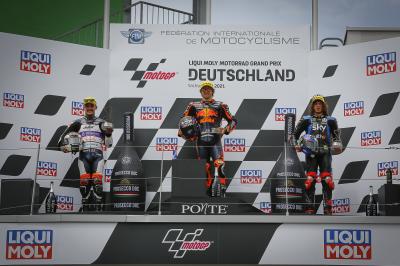 Moto2™: ¿Qué balance hace el Top 3 de la carrera alemana?