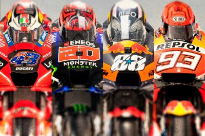 Las victorias en MotoGP™: 4 carreras, 4 marcas diferentes
